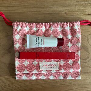 ShiSeido Set - Cotton bag, Clarifying Cleansing Foam, and Ginza perfume